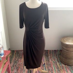 Brown Midi Dress